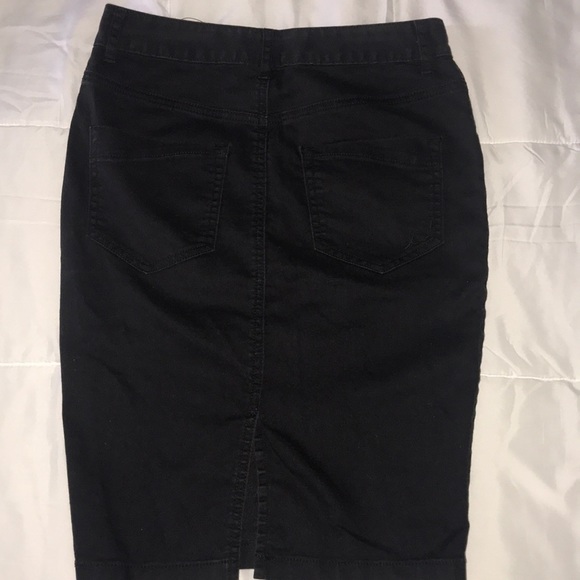 Denim Pencil Skirt - Picture 2 of 2